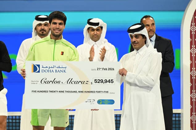 Qatar ExxonMobil Open 2026 Mens Final Winner Carlos Alcaraz ESP