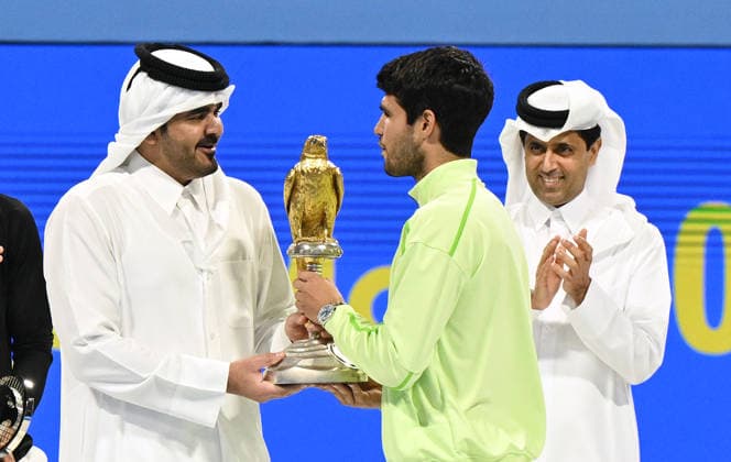 Qatar ExxonMobil Open 2026 Mens Final Winner Carlos Alcaraz ESP