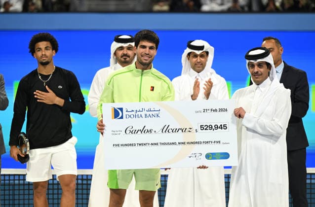 Qatar ExxonMobil Open 2026 Mens Final Winner Carlos Alcaraz ESP