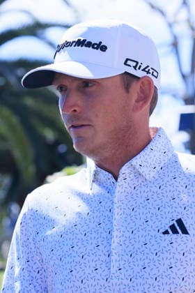 February 21, 2026, Pacific Palisades, California, USA: Jacob Bridgeman during Round 3 of the 2026 Genesis Invitational Golf Tournament on Saturday February 21, 2026 at the Riviera Country Club in Pacific Palisades, California. ARIANA RUIZ PI Pacific Palisades USA - ZUMAp124 20260221_zaa_p124_017 Copyright: xArianaxRuizx