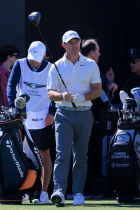 February 21, 2026, Pacific Palisades, California, USA: Rory McIlroy during Round 3 of the 2026 Genesis Invitational Golf Tournament on Saturday February 21, 2026 at the Riviera Country Club in Pacific Palisades, California. ARIANA RUIZ PI Pacific Palisades USA - ZUMAp124 20260221_zaa_p124_030 Copyright: xArianaxRuizx