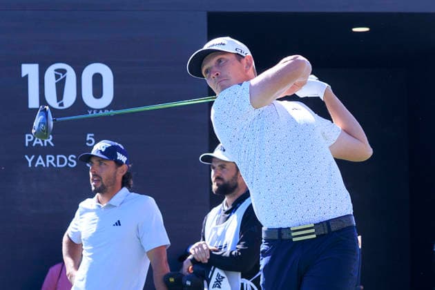 February 21, 2026, Pacific Palisades, California, USA: Jacob Bridgeman during Round 3 of the 2026 Genesis Invitational Golf Tournament on Saturday February 21, 2026 at the Riviera Country Club in Pacific Palisades, California. ARIANA RUIZ PI Pacific Palisades USA - ZUMAp124 20260221_zaa_p124_031 Copyright: xArianaxRuizx