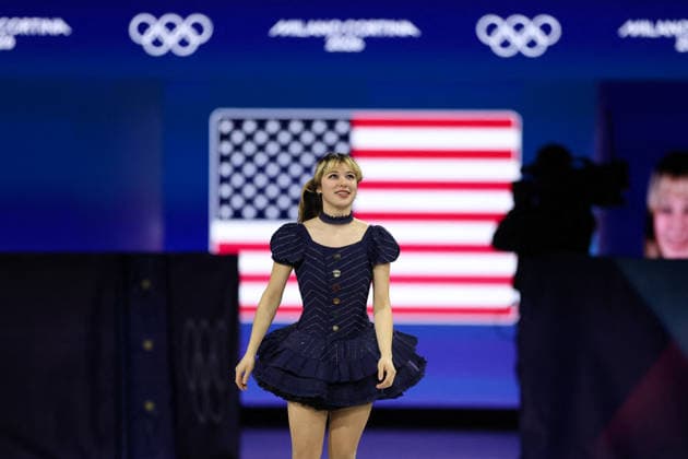 Winter Olympics - Figure skating, Eiskunstlauf Exhibition Gala Alysa Liu of Team United States performs during the Figure Skating Exhibition Gala on day fifteen of the Milano Cortina 2026 Winter Olympic Games, Olympische Spiele, Olympia, OS at Milano Ice Skating Arena on February 21, 2026 in Milan, Italy. Photo by Alexis Jumeau ABACAPRESS.COM Milan Italy  Copyright: xJumeauxAlexis ABACAx