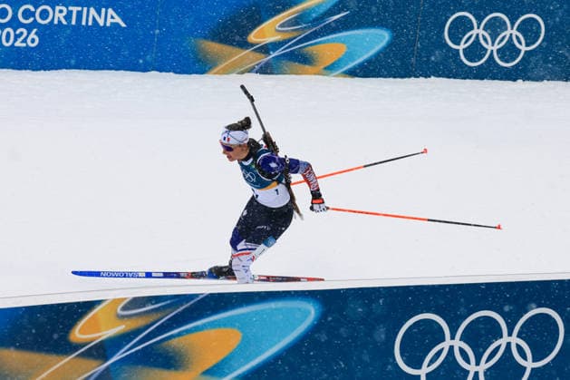 GIOCHI OLIMPICI - Olimpiadi Invernali Milano-Cortina 2026 - Biathlon Women s 12.5km Mass Start Milano Cortina 2026 - XXV Olympic Winter games, Winterspiele,Spiele, Summer games Anterselva - Italy Saturday , February 21 , 2026 Biathlon - Women s 12.5km mass start SIMON Julia FRA Cortina D Ampezzo Italy  Copyright: xIPAxSport ABACAx