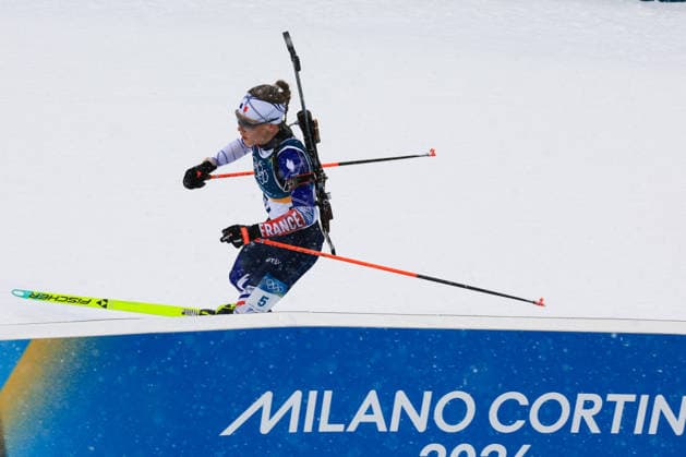 GIOCHI OLIMPICI - Olimpiadi Invernali Milano-Cortina 2026 - Biathlon Women s 12.5km Mass Start Milano Cortina 2026 - XXV Olympic Winter games, Winterspiele,Spiele, Summer games Anterselva - Italy Saturday , February 21 , 2026 Biathlon - Women s 12.5km mass start MICHELON Oceane FRA Cortina D Ampezzo Italy  Copyright: xIPAxSport ABACAx