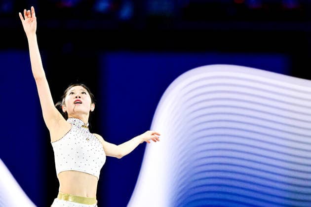 Haein LEE (KOR), during Exhibition Gala, at the Olympic Winter games, Winterspiele,Spiele, Summer games Milano Cortina 2026, at Milano Ice Skating Arena, on February 21, 2026 in Milan, Italy. Noxthirdxpartyxsales  aflo_320811009