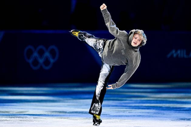 Ilia MALININ (USA), during Exhibition Gala, at the Olympic Winter games, Winterspiele,Spiele, Summer games Milano Cortina 2026, at Milano Ice Skating Arena, on February 21, 2026 in Milan, Italy. Noxthirdxpartyxsales  aflo_320811054