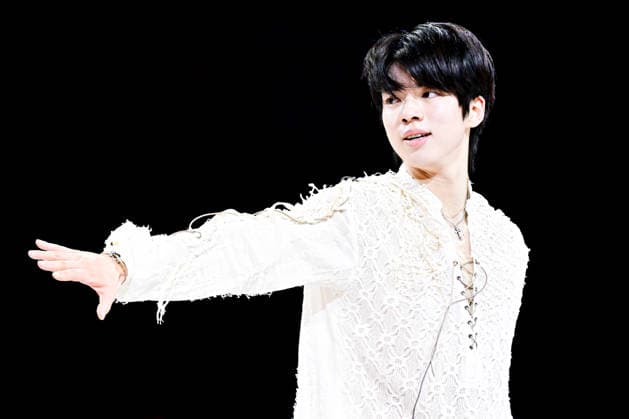 Junhwan CHA (KOR), during Exhibition Gala, at the Olympic Winter games, Winterspiele,Spiele, Summer games Milano Cortina 2026, at Milano Ice Skating Arena, on February 21, 2026 in Milan, Italy. Noxthirdxpartyxsales  aflo_320811159