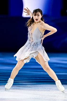 Kaori SAKAMOTO (JPN), during Exhibition Gala, at the Olympic Winter games, Winterspiele,Spiele, Summer games Milano Cortina 2026, at Milano Ice Skating Arena, on February 21, 2026 in Milan, Italy. Noxthirdxpartyxsales  aflo_320811287