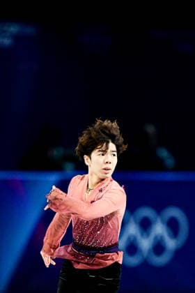 Shun SATO (JPN), during Exhibition Gala, at the Olympic Winter games, Winterspiele,Spiele, Summer games Milano Cortina 2026, at Milano Ice Skating Arena, on February 21, 2026 in Milan, Italy. Noxthirdxpartyxsales  aflo_320811722