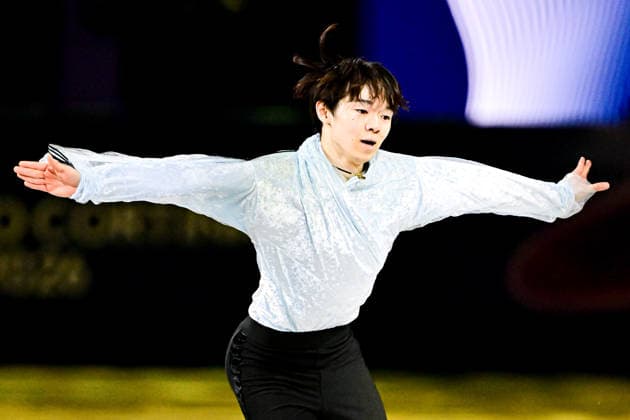 Yuma KAGIYAMA (JPN), during Exhibition Gala, at the Olympic Winter games, Winterspiele,Spiele, Summer games Milano Cortina 2026, at Milano Ice Skating Arena, on February 21, 2026 in Milan, Italy. Noxthirdxpartyxsales  aflo_320811843