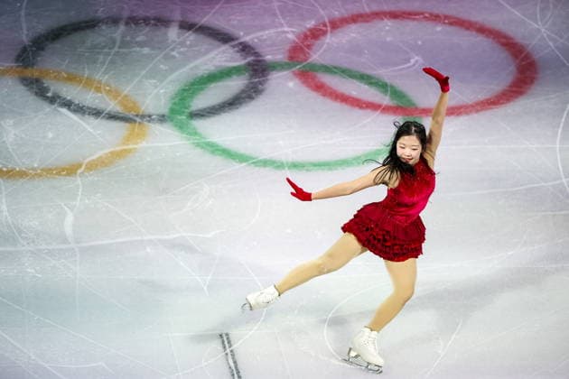 ITALY, MILAN - FEBRUARY 21, 2026: Ami Nakai of Japan performs during the Figure skating, Eiskunstlauf exhibition gala at the 2026 Winter Olympic Games, Olympische Spiele, Olympia, OS at Milano Ice Skating Arena 2026 Winter Olympics: Figure Skating  - ZUMAt113 20260221_zaa_t113_948 Copyright: xPeterxKovalevx