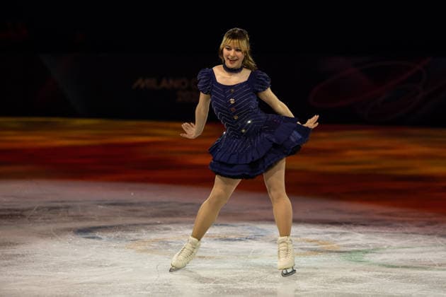 February 21, 2026, Milano, Lombardy, Italy: Gold medal winner Alysa Liu of the United States performs in the Figure skating, Eiskunstlauf Gala during the 2026 Winter Olympics at the Milano Ice Skating Arena on Saturday in Milano. Olympics 2026: Milano Cortina: Figure Skating Men s  - ZUMAj89_ 20260221_oly_j89_140 Copyright: xPaulxKitagakixJr.x
