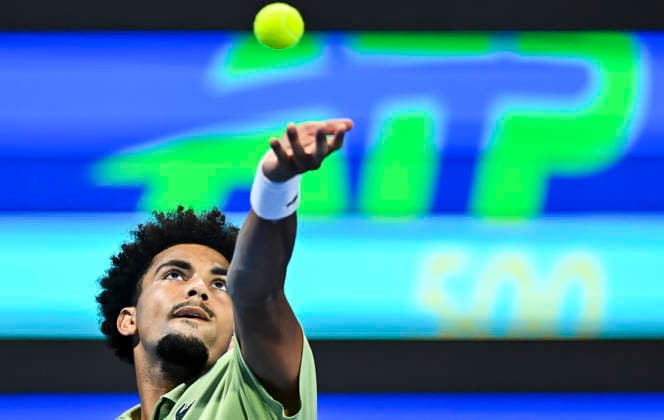 ATP, Tennis Herren Qatar Exxonmobil Open-final Arthur Fils of France competes against Carlos Alcaraz of Spain in the final at the ATP men s Qatar ExxonMobil Open 2026 tennis tournament at the Khalifa International Tennis Complex in Doha, Qatar, on February 21, 2026. DOHA Qatar Copyright: xNOUSHADx