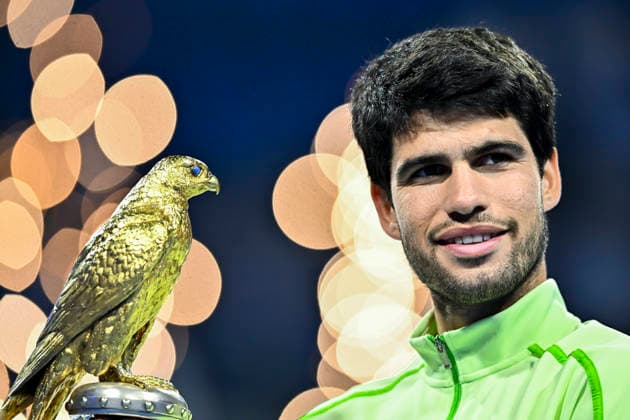 Tennis, ATP tournament in Doha, final, Carlos Alcaraz defeats Arthur Fils