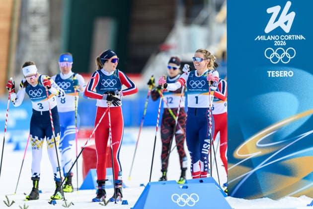 260222 Ebba Andersson of Sweden, Karoline Simpson-Larsen of Norway and Jessie Diggins of USA competes in the women s 50km classic technique cross-country skiing race during day 16 of the 2026 Winter Olympics on February 22, 2026 in Val di Fiemme. Photo: Maxim Thore BILDBYRAN kod MT MT1003 skidor cross-country skiing langrenn Olympic Games, Olympische Spiele, Olympia, OS olympics winter olympics os ol olympiska spel vinter-os olympiske leker milano cortina 2026 milan cortina 2026 milano cortina 2026 olympic games milano cortina 2026 winter olympic games milano cortina-os milano cortina-ol vinter-ol 16 bbeng norge norway sweden sverige *** 260222 Ebba Andersson of Sweden, Karoline Simpson Larsen of Norway and Jessie Diggins of USA competes in the women s 50km classic technique cross country skiing race during day 16 of the 2026 Winter Olympics on February 22, 2026 in Val di Fiemme Photo Maxim Thore BILDBYRAN kod MT MT1003 skidor cross country skiing langrenn olympic games olympics winter olympics os ol olympiska spel vinter os olympiske leker milano cortina 2026 milan cortina 2026 milano cortina 2026 olympic games milano cortina 2026 winter olympic games milano cortina os milano cortina ol vinter ol 16 bbeng norge norway sweden sverige  Copyright: MAXIMxTHORE BB260222MT010