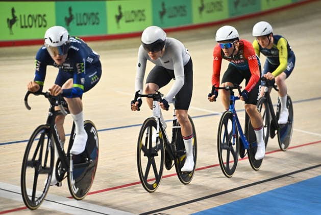 2026 British Cycling Lloyds National Track Championships Picture by Mathew Wells SWpix.com - 22 02 2026 - 2026 British Cycling Lloyds National Track Championships - National Cycling Centre, Manchester, England - Men s Points Race Qualifying Heat 1 - Ryan Oldfield Copyright: x xSWpix.comx(t axPhotographyxHubxLtd)xMathewxWells SWpix.comx SWP-3203-0852