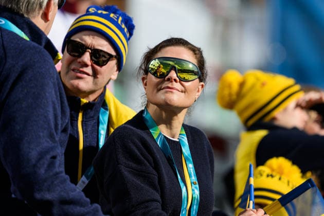 Milano Cortina 2026, cross-country skiing, women, mass start 50 km, Swedish royals as guests