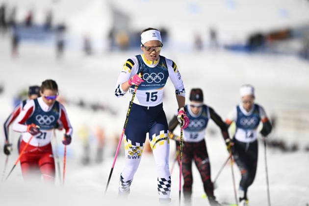 VAL DI FIEMME, ITALY 20260222 Emma Ribom in the women s 5km at the Tesero cross-country skiing stadium during the Winter Olympics in Val di Fiemme, Italy. *** The image is included in the SPORTS PACKAGE. For others PAYMENT IMAGE *** VAL DI FIEMME ITALY x10430x *** VAL DI FIEMME, ITALY 20260222 Emma Ribom in the women s 5km at the Tesero cross country skiing stadium during the Winter Olympics in Val di Fiemme, Italy The image is included in the SPORTS PACKAGE For others PAYMENT IMAGE VAL DI FIEMME ITALY x10430x  Copyright: xChristinexOlsson TTx 2026 OLYMPICS SKIING 5M WOMEN