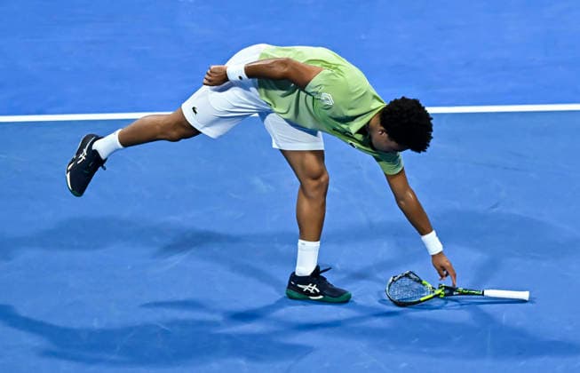 ATP, Tennis Herren Qatar Exxonmobil Open 2026 tennis tournament in Doha - 21 Feb 2026 Arthur Fils of France plays against Carlos Alcaraz of Spain during their men s singles final match at the ATP Qatar Exxonmobil Open 2026 tennis tournament at the Khalifa International Tennis Complex. Carlos Alcaraz won against Arthur Fils 6-2,6-1.???? Doha Qatar Copyright: xNoushadxVariyattiyakkalx xSOPAxImagesx NVRITYAKAL-030