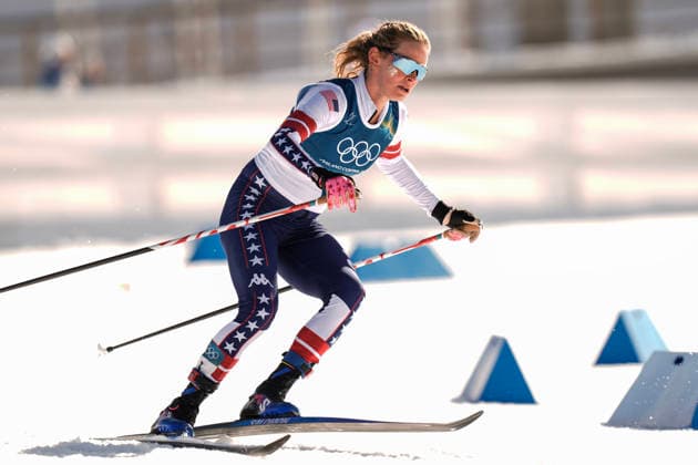 Winter Olympics in Milan Cortina 2026 Val di Fiemme, Italy 20260222. Jessie Diggins from the USA in the women s 50 km classic at Lago di Tesereo during the Winter Olympics in Milano Cortina 2026. Photo: Terje Pedersen NTB Val di Fiemme Italy EDITORIAL USE ONLY. RESTRICTED USE FOR BETTING COMPANIES Ref:_SPOxyysW0woW4s.jpg *** Winter Olympics in Milan Cortina 2026 Val di Fiemme, Italy 20260222 Jessie Diggins from the USA in the women s 50 km classic at Lago di Tesereo during the Winter Olympics in Milano Cortina 2026 Photo Terje Pedersen NTB Val di Fiemme Italy EDITORIAL USE ONLY RESTRICTED USE FOR BETTING COMPANIES  Copyright: xTerjexPedersenx xNTBx