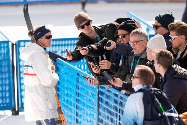 Winter Olympics in Milan Cortina 2026 Val di Fiemme, Italy 20260222. Astrid oyre Slind from Norway speaks to the press during the women s 50 km classic at Lago di Tesereo during the Winter Olympics in Milano Cortina 2026. Photo: Terje Pedersen NTB Val di Fiemme Italy EDITORIAL USE ONLY. RESTRICTED USE FOR BETTING COMPANIES Ref:_SPOP5QKgI9HtIw.jpg *** Winter Olympics in Milan Cortina 2026 Val di Fiemme, Italy 20260222 Astrid oyre Slind from Norway speaks to the press during the women s 50 km classic at Lago di Tesereo during the Winter Olympics in Milan Cortina 2026 Photo Terje Pedersen NTB Val di Fiemme Italy EDITORIAL USE ONLY RESTRICTED USE FOR BETTING COMPANIES  Copyright: xTerjexPedersenx xNTBx