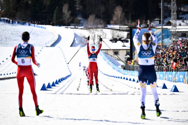 VAL DI FIEMME, ITALY 20260222 Ebba Andersson in the women s 5km at the Tesero cross-country skiing stadium during the Winter Olympics in Val di Fiemme, Italy. *** The image is included in the SPORTS PACKAGE. For others PAYMENT IMAGE *** VAL DI FIEMME ITALY x10430x *** VAL DI FIEMME, ITALY 20260222 Ebba Andersson in the women s 5km at the Tesero cross country skiing stadium during the Winter Olympics in Val di Fiemme, Italy The image is included in the SPORTS PACKAGE For others PAYMENT IMAGE VAL DI FIEMME ITALY x10430x  Copyright: xChristinexOlsson TTx 2026 OLYMPICS SKIING 5M WOMEN