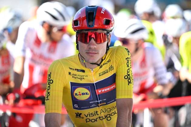 Volta Algarve 2026 Stage 5 ALTO DO MALHAO (LOULE), PORTUGAL - FEBRUARY 22 : Ayuso Juan (ESP) of Lidl - Trek during stage 5 of the 52th edition of Volta Algarve an UCI ProSeries 2.Pro cycling road race stage for Men Elite of 148.4 km with start in Faro and finish in Alto do Malhao (Loule) on February 22, 2026 in Alto do Malhao (Loule), Portugal, 22 02 2026 ( Motordriver Guy De Vuyst - Alto do Malhao (Loule) Portugal  Copyright: xNicoxVereeckenx