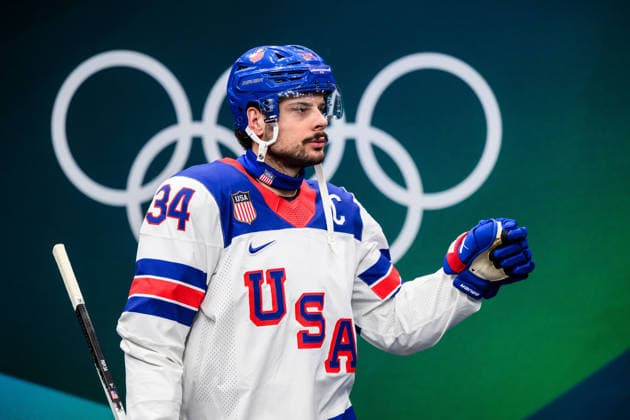 260222 Auston Matthews of USA ahead of the men s Ice hockey, Eishockey final between Canada and USA during day 16 of the 2026 Winter Olympics on February 22, 2026 in Milan. Photo: Carl Sandin BILDBYRAN kod CS JM0802 bbeng ishockey ice hockey Olympic Games, Olympische Spiele, Olympia, OS olympics winter olympics os ol olympiska spel vinter-os olympiske leker milano cortina 2026 milan cortina 2026 milano cortina 2026 olympic games milano cortina 2026 winter olympic games milano cortina-os milano cortina-ol vinter-ol final usa united states canada kanada *** 260222 Auston Matthews of USA ahead of the men s ice hockey final between Canada and USA during day 16 of the 2026 Winter Olympics on February 22, 2026 in Milan Photo Carl Sandin BILDBYRAN kod CS JM0802 bbeng ishockey ice hockey olympic games olympics winter olympics os ol olympiska spel vinter os olympiske leker milano cortina 2026 milan cortina 2026 milano cortina 2026 olympic games milano cortina 2026 winter olympic games milano cortina os milano cortina ol vinter ol final usa united states canada kanada  Copyright: CARLxSANDIN BB260222CS003