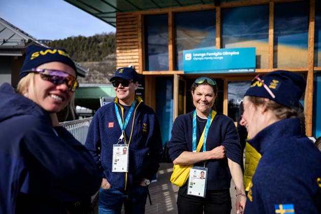 260222 Prince Daniel of Sweden, Crown princess Victoria of Sweden and Ebba Andersson of Sweden after the women s 50km classic technique cross-country skiing race during day 16 of the 2026 Winter Olympics on February 22, 2026 in Val di Fiemme. Photo: Maxim Thore BILDBYRAN kod MT MT1003 skidor cross-country skiing langrenn Olympic Games, Olympische Spiele, Olympia, OS olympics winter olympics os ol olympiska spel vinter-os olympiske leker milano cortina 2026 milan cortina 2026 milano cortina 2026 olympic games milano cortina 2026 winter olympic games milano cortina-os milano cortina-ol vinter-ol 16 bbeng sweden sverige *** 260222 Prince Daniel of Sweden, Crown princess Victoria of Sweden and Ebba Andersson of Sweden after the women s 50km classic technique cross country skiing race during day 16 of the 2026 Winter Olympics on February 22, 2026 in Val di Fiemme Photo Maxim Thore BILDBYRAN kod MT MT1003 skidor cross country skiing langrenn olympic games olympics winter olympics os ol olympiska spel vinter os olympiske leker milano cortina 2026 milan cortina 2026 milano cortina 2026 olympic games milano cortina 2026 winter olympic games milano cortina os milano cortina ol vinter ol 16 bbeng sweden sverige  Copyright: MAXIMxTHORE BB260222MT146