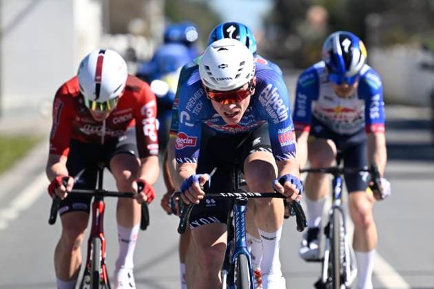 Volta Algarve 2026 Stage 5 ALTO DO MALHAO (LOULE), PORTUGAL - FEBRUARY 22 : Bayer Tobias (AUT) of Alpecin - Premier Tech during stage 5 of the 52th edition of Volta Algarve an UCI ProSeries 2.Pro cycling road race stage for Men Elite of 148.4 km with start in Faro and finish in Alto do Malhao (Loule) on February 22, 2026 in Alto do Malhao (Loule), Portugal, 22 02 2026 ( Motordriver Guy De Vuyst - Alto do Malhao (Loule) Portugal  Copyright: xNicoxVereeckenx