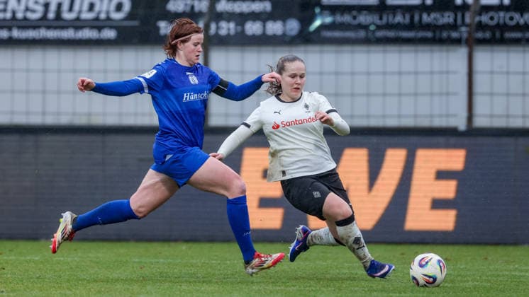 Football, Women, 2nd BL, SV Meppen - Borussia Mönchengladbach