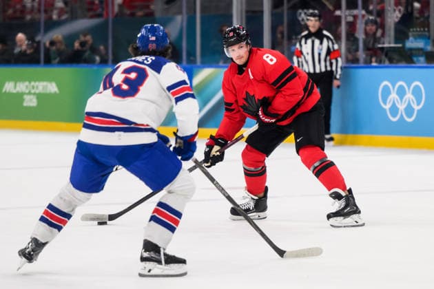 260222 Cale Makar of Canada in the men s Ice hockey, Eishockey final between Canada and USA during day 16 of the 2026 Winter Olympics on February 22, 2026 in Milan. Photo: Carl Sandin BILDBYRAN kod CS JM0802 bbeng ishockey ice hockey Olympic Games, Olympische Spiele, Olympia, OS olympics winter olympics os ol olympiska spel vinter-os olympiske leker milano cortina 2026 milan cortina 2026 milano cortina 2026 olympic games milano cortina 2026 winter olympic games milano cortina-os milano cortina-ol vinter-ol final usa united states canada kanada *** 260222 Cale Makar of Canada in the men s ice hockey final between Canada and USA during day 16 of the 2026 Winter Olympics on February 22, 2026 in Milan Photo Carl Sandin BILDBYRAN kod CS JM0802 bbeng ishockey ice hockey olympic games olympics winter olympics os ol olympiska spel vinter os olympiske leker milano cortina 2026 milan cortina 2026 milano cortina 2026 olympic games milano cortina 2026 winter olympic games milano cortina os milano cortina ol vinter ol final usa united states canada kanada  Copyright: CARLxSANDIN BB260222CS013