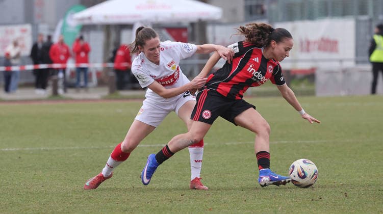 Football, Women, 2nd BL, VfB Stuttgart - Eintracht Frankfurt II