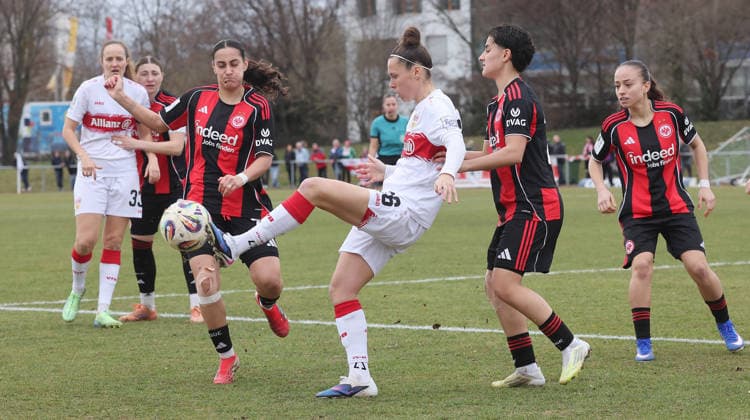 Stuttgart , Soccer 2 Bundesliga VfB Stuttgart Women vs Eintracht Frankfurt II , Nicole Billa VfB