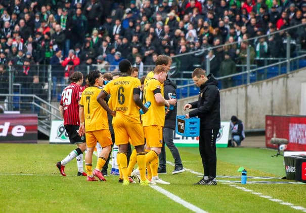 Germany Soccer 2 Bundesliga 2025 2026, Matchday 23 Hannover 96 vs Dynamo Dresden Heinz von Heiden Arena Stadion Hannover Team photo, Long shot Hannover Copyright: xAymanxAlahmedx