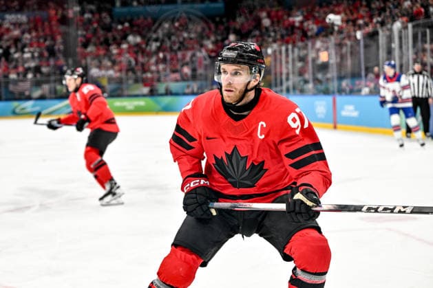 MILAN, ITALY - FEBRUARY 22: Connor McDavid of Canada in action during the Ice hockey, Eishockey Men™s Gold Medal Game match between Canada and USA on day sixteen of the Milano Cortina 2026 Winter Olympic Games, Olympische Spiele, Olympia, OS at Milano Santagiulia Ice Hockey Arena on February 22, 2026 in Milan, Italy. Milan Milano Santagiulia Ice Hockey Arena Italy *** MILAN, ITALY FEBRUARY 22 Connor McDavid of Canada in action during the Ice Hockey Men™s Gold Medal Game match between Canada and USA on day sixteen of the Milano Cortina 2026 Winter Olympic games at Milano Santagiulia Ice Hockey Arena on February 22, 2026 in Milan, Italy Milan Milano Santagiulia Ice Hockey Arena Italy Copyright: xJustPictures.ch AndreaxBrancax jp-en-EuSpIm-AB-AAB_031422022026