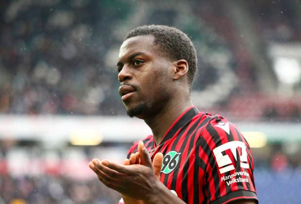 Germany Soccer 2 Bundesliga 2025 2026, 23 Matchday Hannover 96 vs Dynamo Dresden Heinz von Heiden Arena Stadion Hannover Portrait photo, portrait, single shot, portrait NoÃ l AsÃ ko Noel Aseko Hannover 96, 15 Hannover Copyright: xAymanxAlahmedx