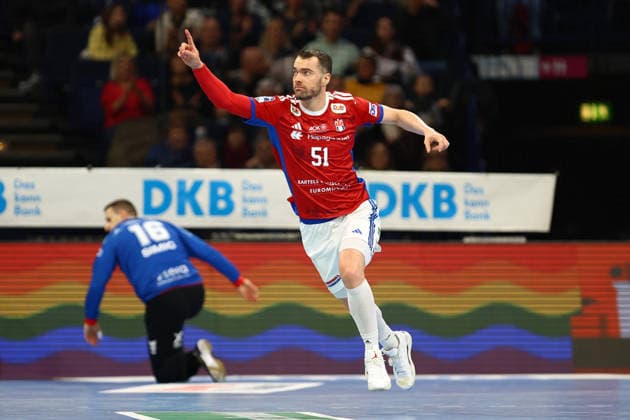 51 Casper Ulrich Mortensen Handball Sport Verein Hamburg Handball I Men I Bundesliga Daikin HBL I Season 2025 2026 I 22 Matchday I Handball Sport Verein Hamburg MT Melsungen I 22 02 2026 I Barclays Arena