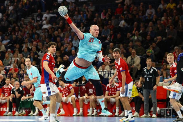 21 Arnar Freyr Arnarsson MT Melsungen Handball I Men I Bundesliga Daikin HBL I Season 2025 2026 I 22 Matchday I Handball Sport Verein Hamburg MT Melsungen I 22 02 2026 I Barclays Arena