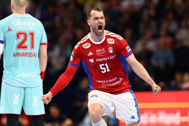 51 Casper Ulrich Mortensen Handball Sport Verein Hamburg Handball I Men I Bundesliga Daikin HBL I Season 2025 2026 I 22 Matchday I Handball Sport Verein Hamburg MT Melsungen I 22 02 2026 I Barclays Arena