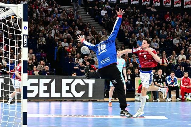 Handball I Men I Bundesliga l Daikin HBL I Handball Sportverein Hamburg MT Melsungen I Matchday I Season 2025 2026 I HSVH I 22 02 2026 I v l Simic Nebojsa MT Melsungen , Kofler Elias HSV Hamburg , Sportarena Barclays Arena Hamburg, Stellingen Hamburg Germany