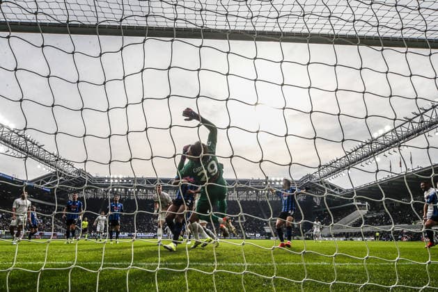 Sam Beukema of SSC Napoli scores a goal during Atalanta BC vs SSC Napoli, 26Â° Serie A Enilive 2025-26 game at New Balance arena in Bergamo (BG), Italy, on February 22, 2026.  Copyright: xDavidexCasentini IPAxSportx xipa-agency.netx xx IPA_71874700 IPA_Agency_IPA71874700
