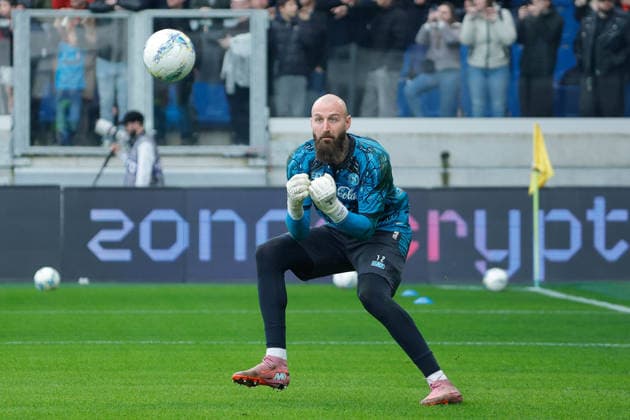 Foto IPP Emanuele Pennacchio Bergamo 22 02 2026 Campionato Calcio Serie A 2025-2026 Atalanta BC - SSC Napoli Nella foto Vanja Milinkovic-Savic of SSC Napoli during the pre-match warm-up italyphotopress world copyright Bergamo italy Italia ITALY  Copyright: xR4924_italyphotopressx