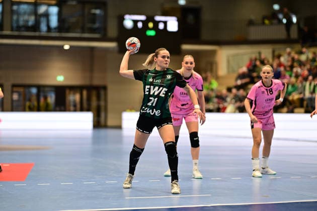 Handball I Women I Season 2025 2026 I EHF European League I VfL Oldenburg Tertnes Bergen I 22 02 2026 Joanna Granicka 21, VfL Oldenburg Buxtehude Halle Nord NEU Lower Saxony Germany Copyright: xLobeca FelixxSchlikisx