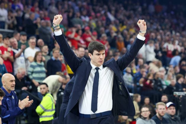 Pedro Calles Alba Berlin, Head Coach gestures, GER, BMA365 Bamberg Baskets vs Alba Berlin, Basketball, BBL Cup, BMW TOP FOUR, Final, Season 2025 2026, 22 02 2026, GER, BMA365 Bamberg Baskets vs Alba Berlin, Basketball, BBL Cup, BMW TOP FOUR, Final, Season 2025 2026, 22 02 2026 Muenchen Copyright: xEibner-Pressefoto JennixMaulx EP_JML