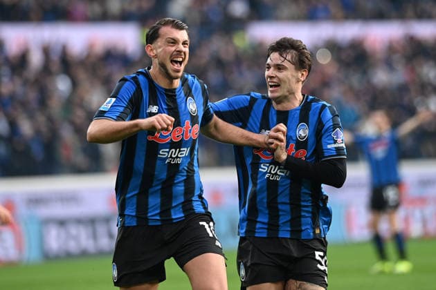 SAMARDZIC Lazar (Atalanta Bc) celebrating his goal during Atalanta BC vs SSC Napoli, Italian soccer Serie A match in Bergamo, Italy, February 22 2026  Copyright: xGianlucaxRicci IPAxSportx xipa-agency.netx xx IPA_71876282 IPA_Agency_IPA71876282
