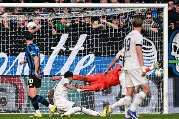 Cm Bergamo 22 02 2026 - campionato di calcio Serie A Atalanta-Napoli foto Cristiano Mazzi Image nella foto: gol Lazar Samardzic 