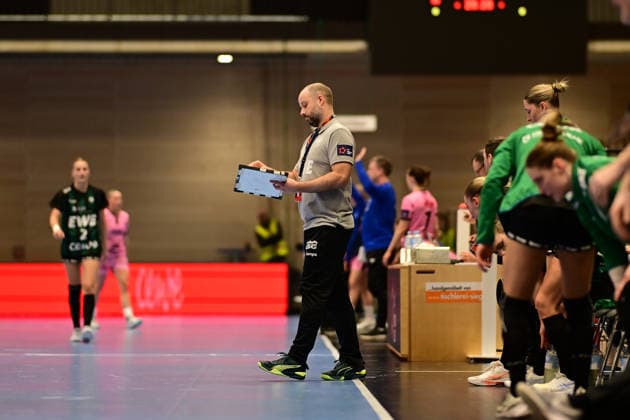 Handball I Women I Season 2025 2026 I EHF European League I VfL Oldenburg Tertnes Bergen I 22 02 2026 Niels Bötel VfL Oldenburg Buxtehude Halle Nord NEW Lower Saxony Germany Copyright: xLobeca FelixxSchlikisx