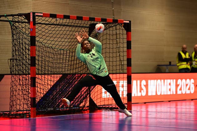 Handball I Women I Season 2025 2026 I EHF European League I VfL Oldenburg Tertnes Bergen I 22 02 2026 Kadija Mardalen 24, Tertnes Bergen Buxtehude Halle Nord NEW Lower Saxony Germany Copyright: xLobeca FelixxSchlikisx